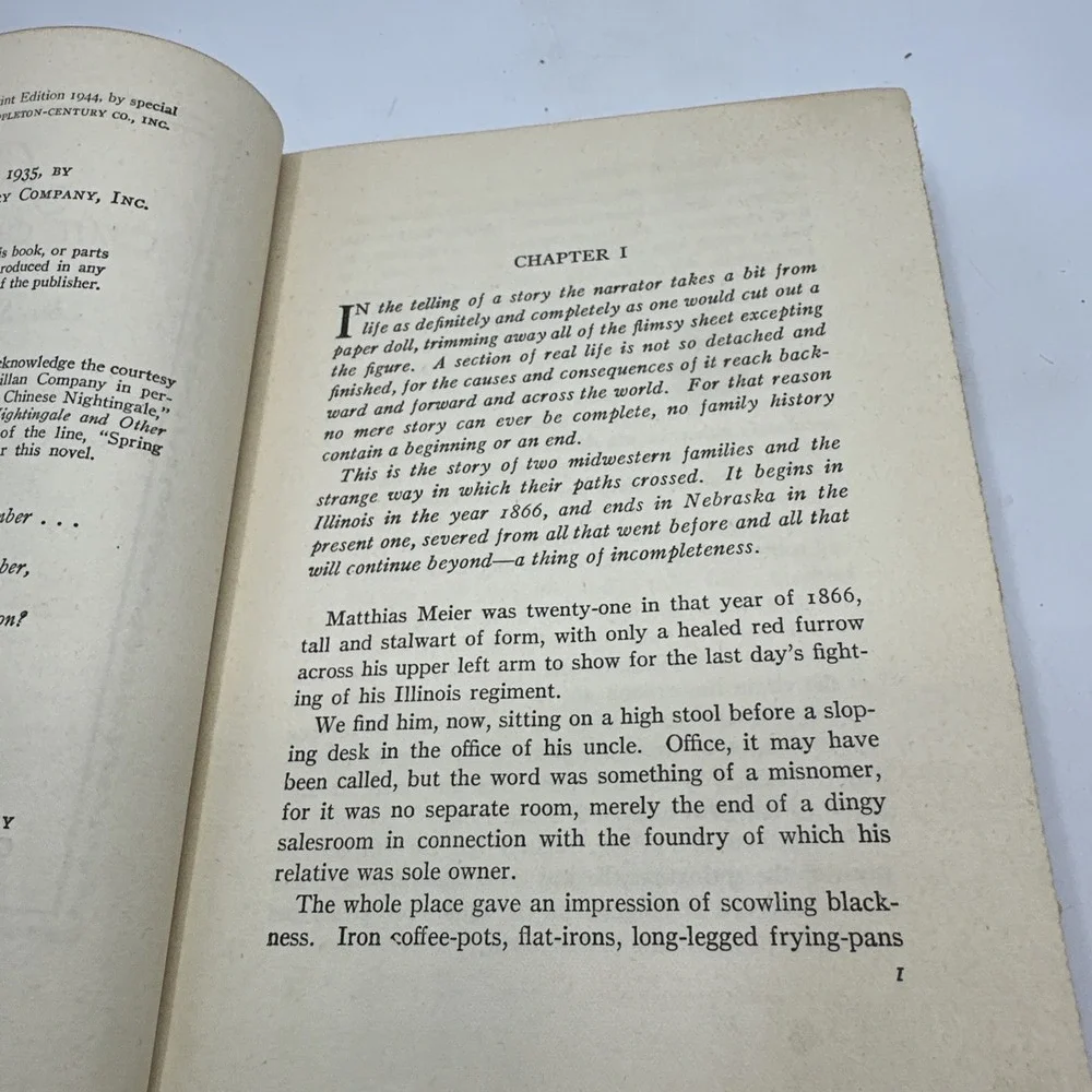 Spring Came On Forever‎ By Bess Steeter Aldrich Harcover 1935 Sun Dial Press